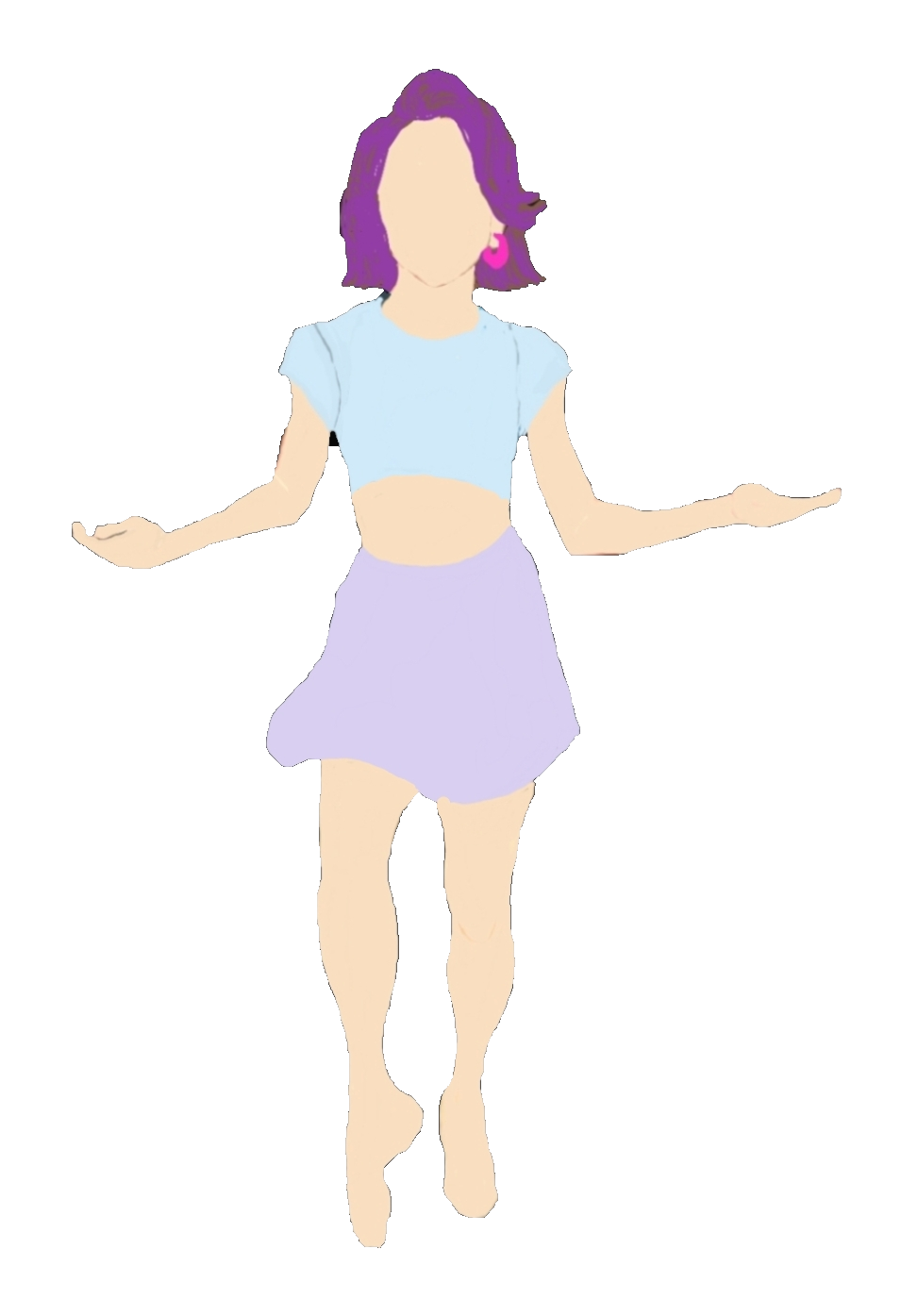 PULLZY Mesh skirt
